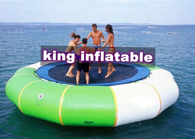 blow up water trampoline