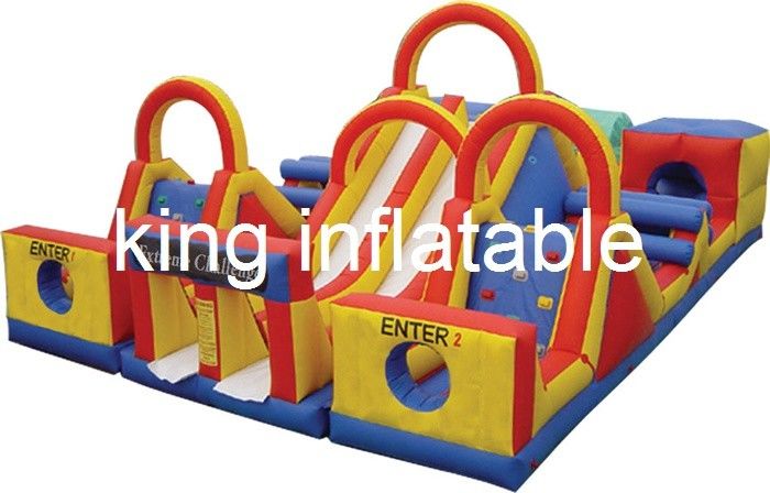 Kids And Adults Big Commercial Inflatable Water Slide With 2years Warranty