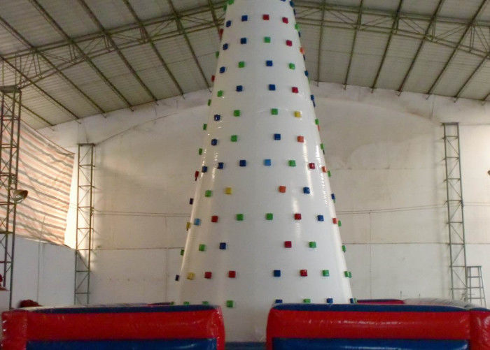 Huge 0.55mmPVC Tarpaulin Inflatable Sports Games Inflatable Climbing Wall