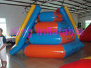 CE Inflatable Floating Slide / Huge Fortress Inflatable Water Toy Customized For Adult
