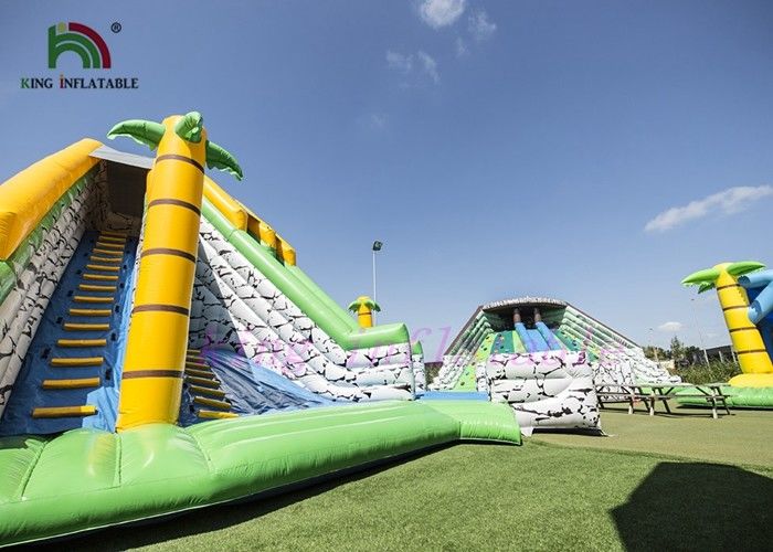 Multiplay Combo Playground Inflatable Amusement Park Bright Color Durable