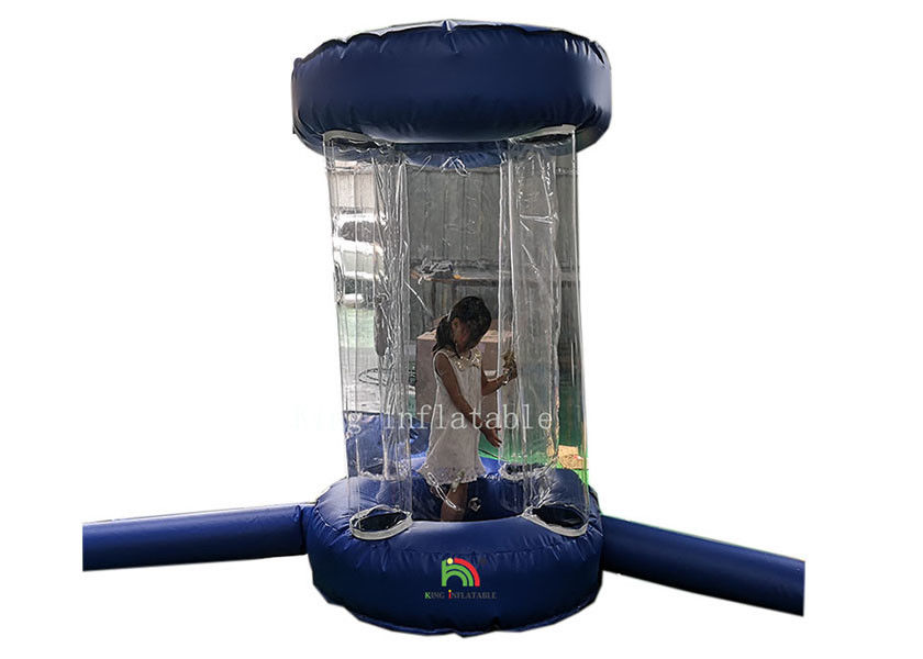 Air Sport Game Grab Cube Catching Machine Inflatable Cashing Machine Money Booth For Market