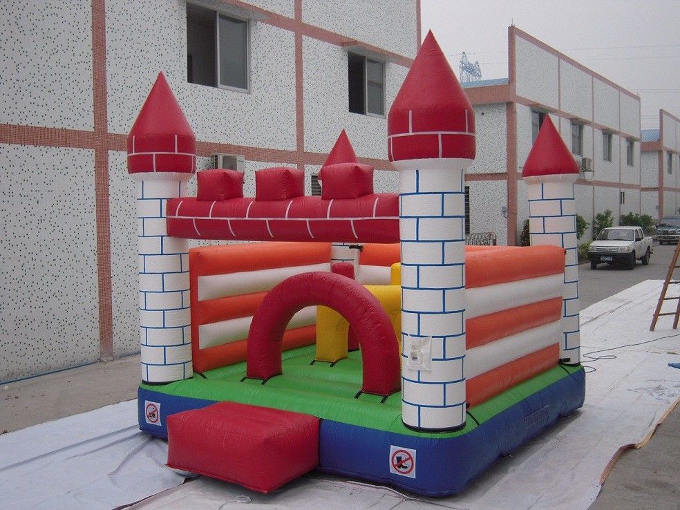 Oxford fabric Indoor Commercial Bounce Houses / Kids Inflatable Residential Jumping Castle
