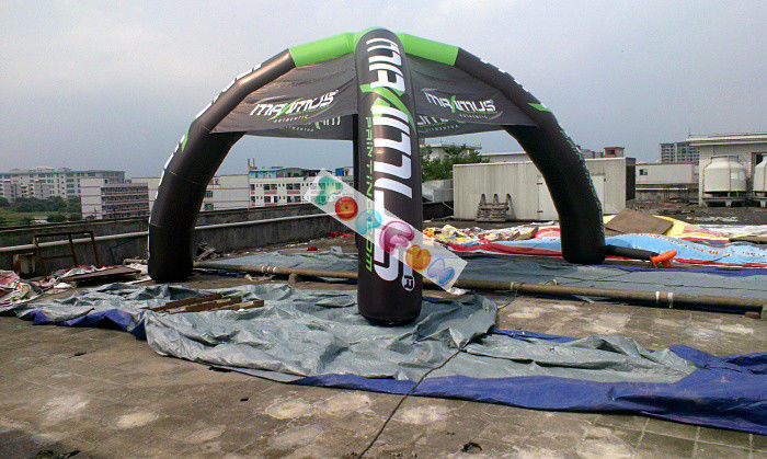 Inflatable Spider Tent / Digital Printing Inflatable Roof Tent For Moving Events