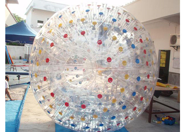 Colorful PVC Inflatable Zorb Ball / Inflatable Rolling Ball For Kids Have Fun