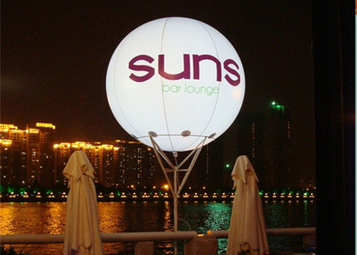 Shining Inflatable Advertising Balloons / Popular LED inflatable balloon for Decoration