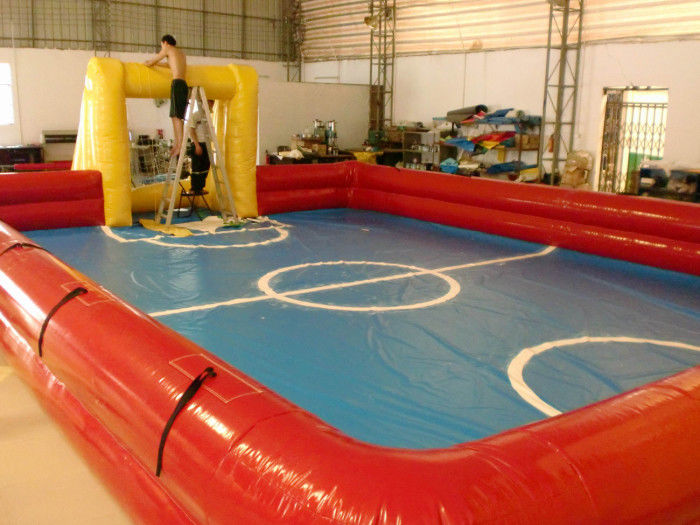 0.55mm PVC Inflatable Soccer Playground / Inflatable Sports Games / Sport Amusement