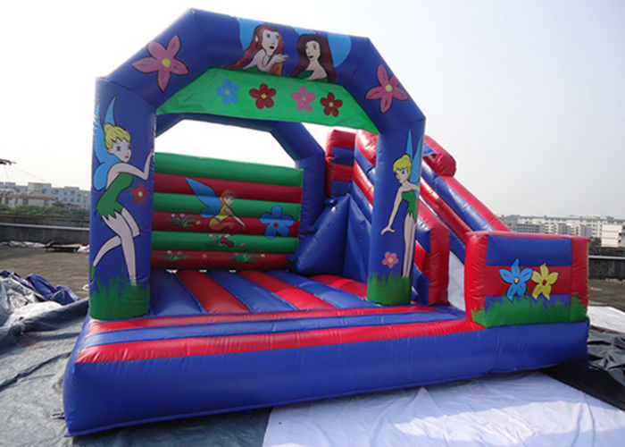 Castle Type Inflatable Princess Castle With Slide / Inflatable Jumping Castle For Kids 