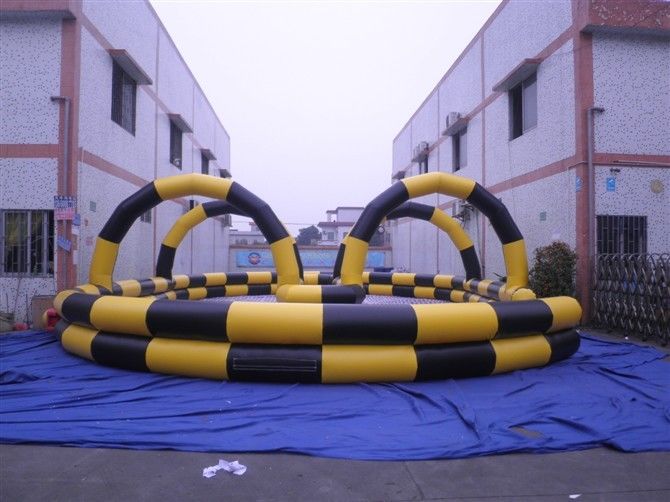 Inflatable Sports Games / Sporting Inflatable Racetrack Playground