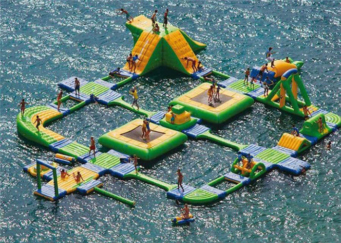 New Design Giant Beach Inflatable Water Parks Lake Floating Water Games