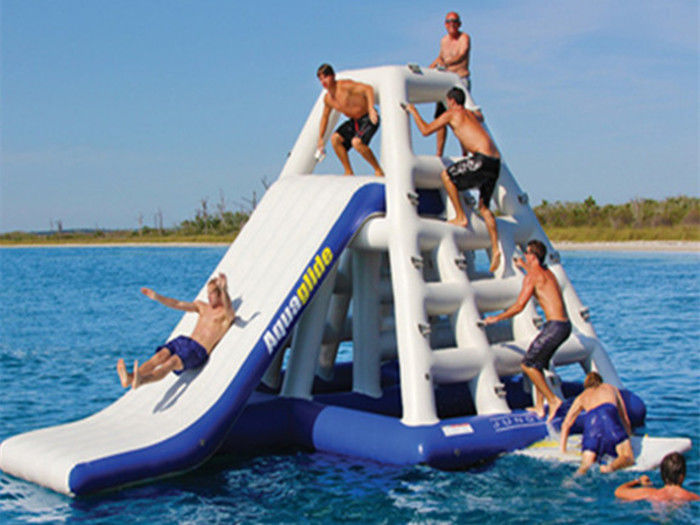 Adults 3.7mH Inflatable Floating Water Slide EN71 Plato ...