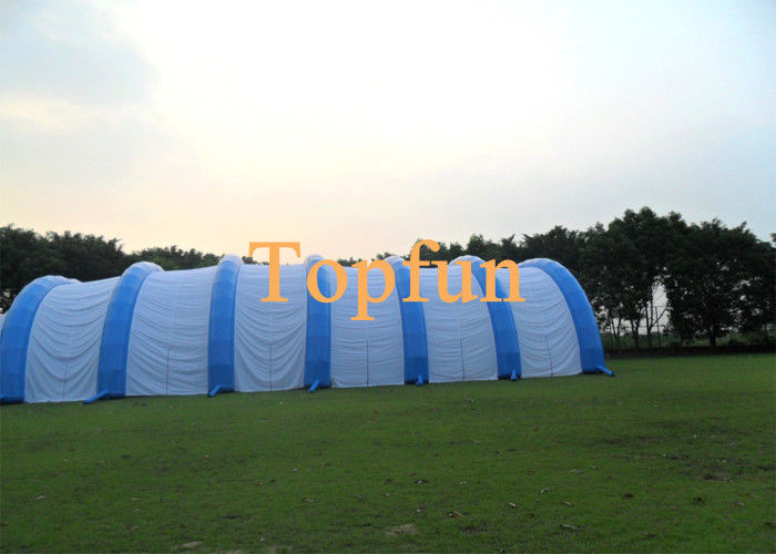White And Blue Amazing Design Lawn Inflatable Outdoor Wedding Party Tent