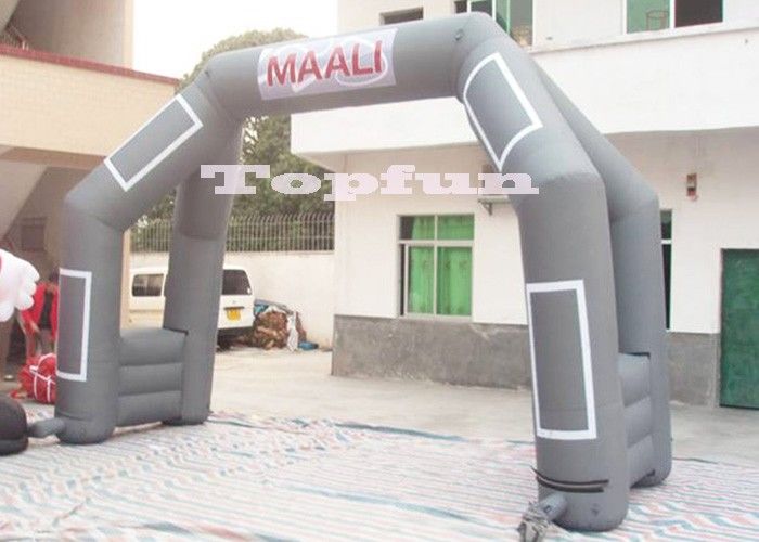 Inflatable Arch With Logo Printing / Air Continuous Inflatable Archway