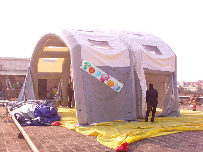 Simple Strong Airtight Frame Tube Structure Inflatable Tent 0.9mm PVC Tarpaulin