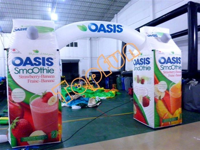 210D PVC Coated Oxford Fabric Inflatable Arches For Commercial Promotion / Advertisement