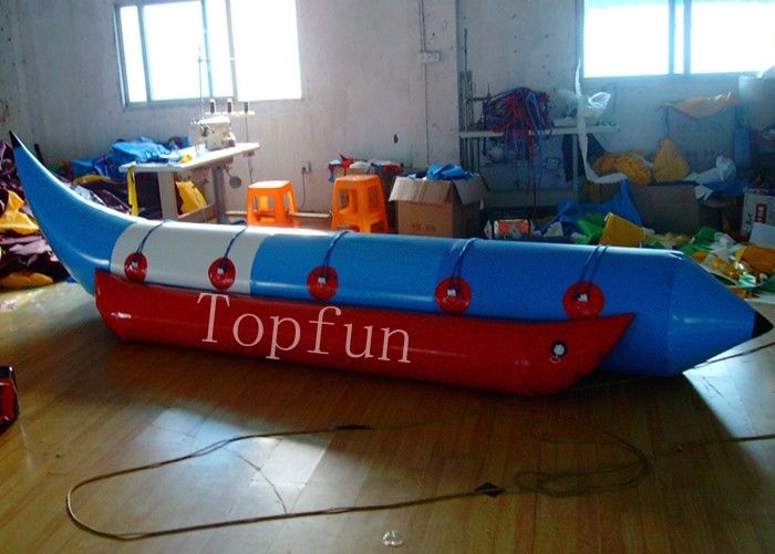 0.9mm PVC Tarpaulin Inflatable Fly Fishing Boats banana boat for jet ski