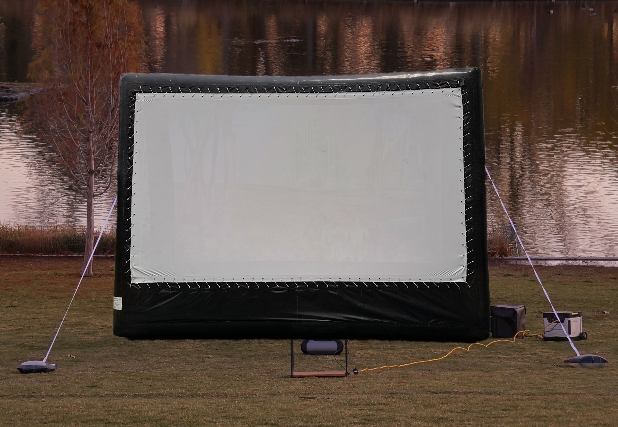6*4 m Outdoor Inflatable Movie Screen / Projection Film Screen For