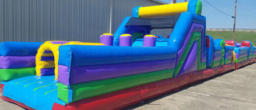Inflatable Ultimate 30'Ft And 40ft Obstacle Combo Sport Games