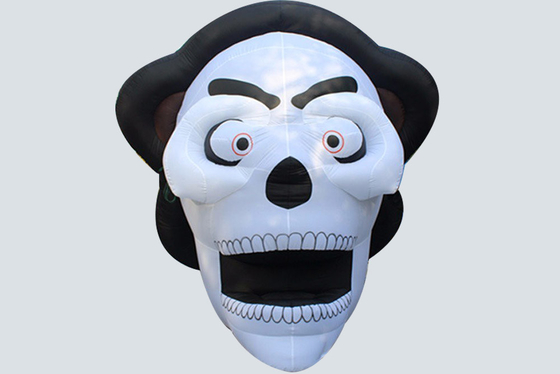 Horrific Portable Inflatable Devil Skeleton Head Giant Skull Halloween Party Indoor Outdoor Decoration