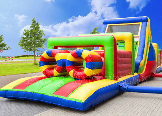 Inflatable Bounce House Obstacle Course PVC Sport Game Obstacle Course 