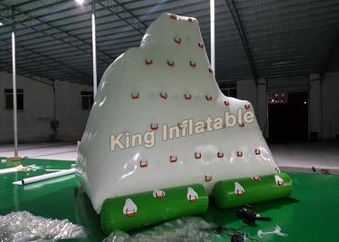 Giant White 0.9mm PVC Inflatable Water Toy Amazing Inflatable Floating Iceberg