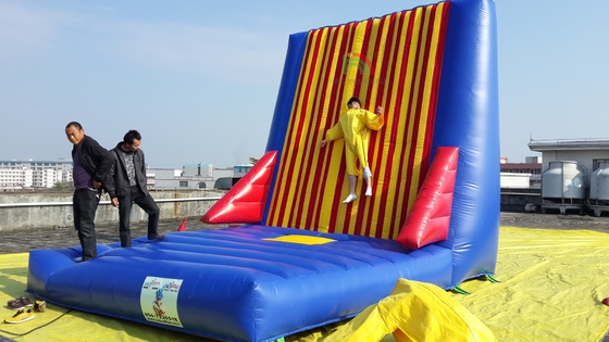 Factory Wholesale Commercial Outdoor Sport Game Adults Inflatable Sticky Wall Game Inflatable Jumping Bouncy Castle