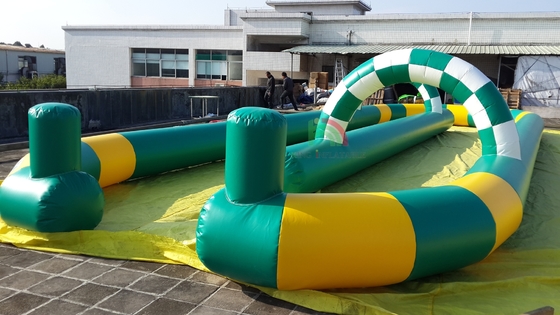 Outdoor Inflatable Go Kart Race Track Attractive Inflatable Race Track for Bumper Cars
